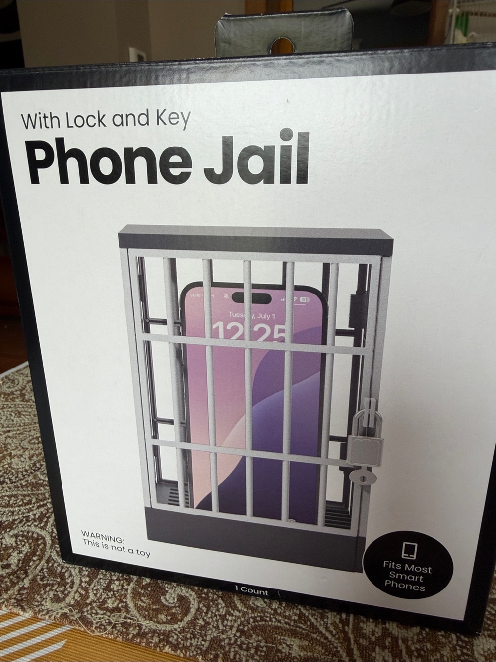 Phone Jail With Lock & Key - Holds Several Phones at Once!